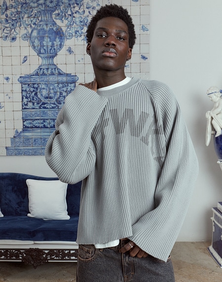 LONGSLEEVE Hawkers2013 HWKS KNIT - Washed Grey