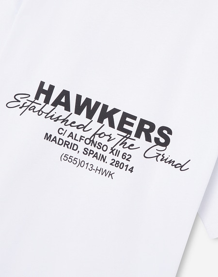 TEES Hawkers213 GRIND TEE - White
