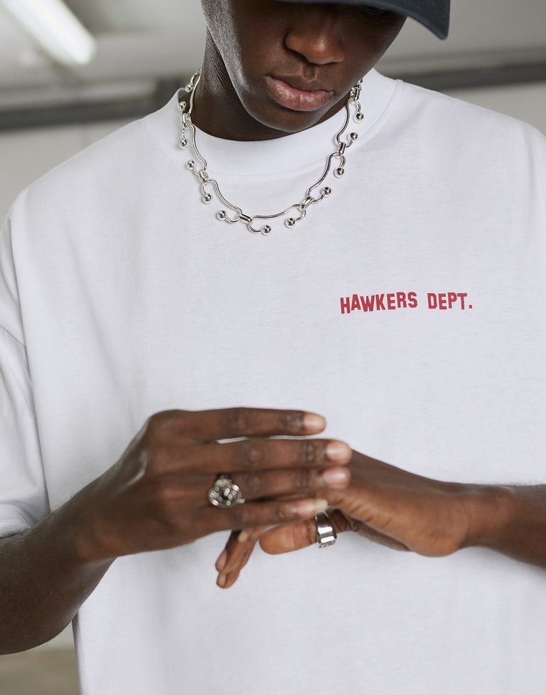 TEES Hawkers213 ESSENTIALS TEE - White