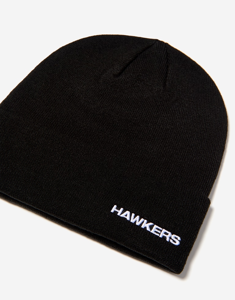 Caps Beanies Hawkers213 STAMP BEANIE - Black