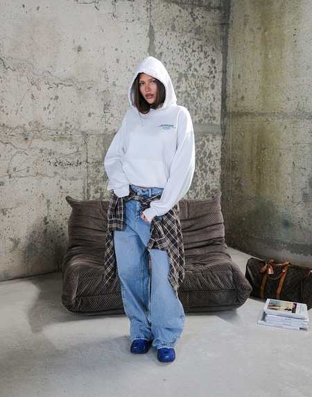 HOODIES Hawkers213 GRIND HOODIE - Ecru