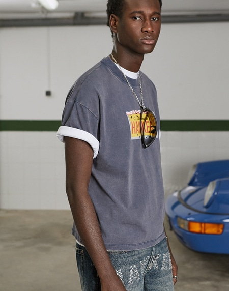 TEES Hawkers213 FAST CARS TEE - Washed Navy