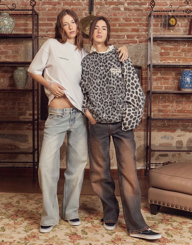 LONGSLEEVE Hawkers2013 SAUVAGE LONGSLEEVE - Grey Leopard