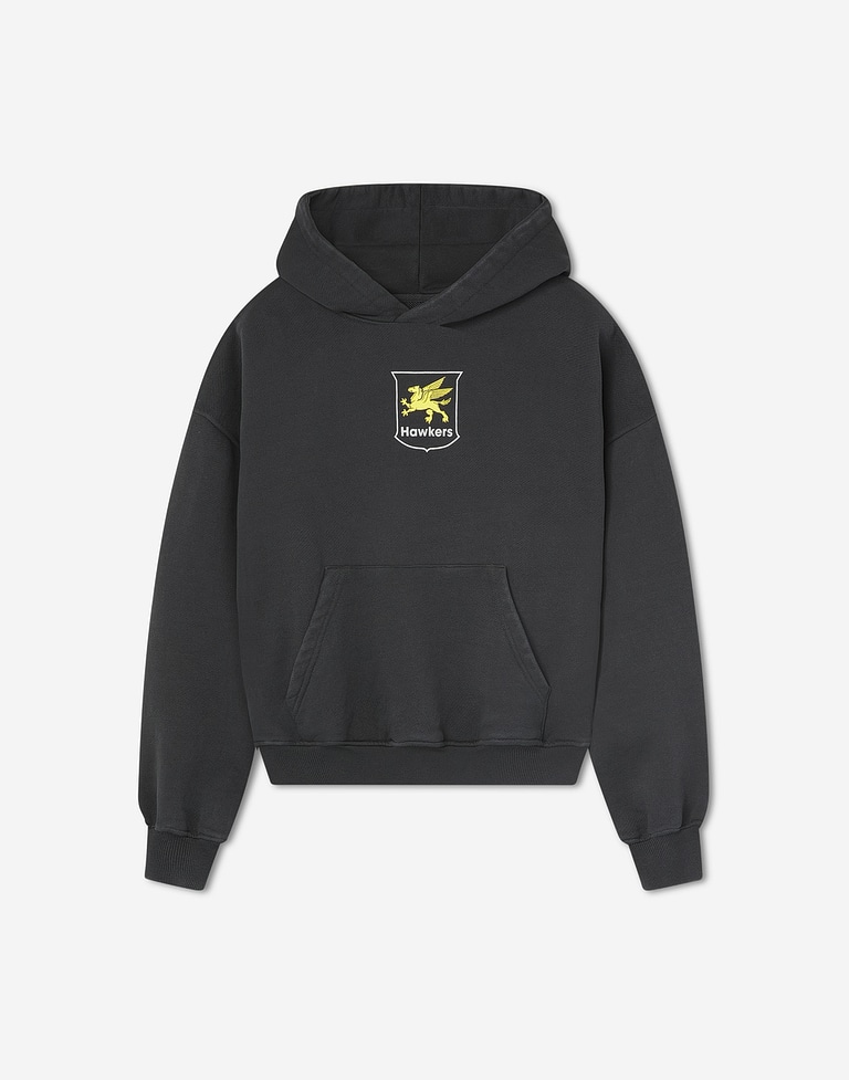 HOODIES Hawkers213 GAS HOODIE - Washed Black