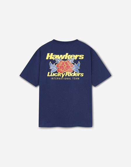 TEES Hawkers213 BLOSSOM TEE - Navy
