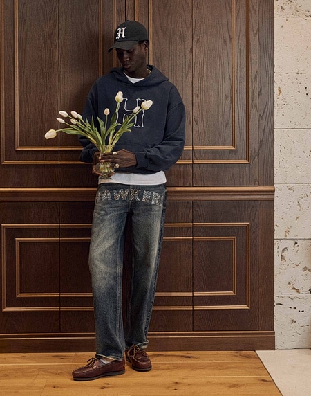 PANTS Hawkers213 STRASS DENIM - Indigo