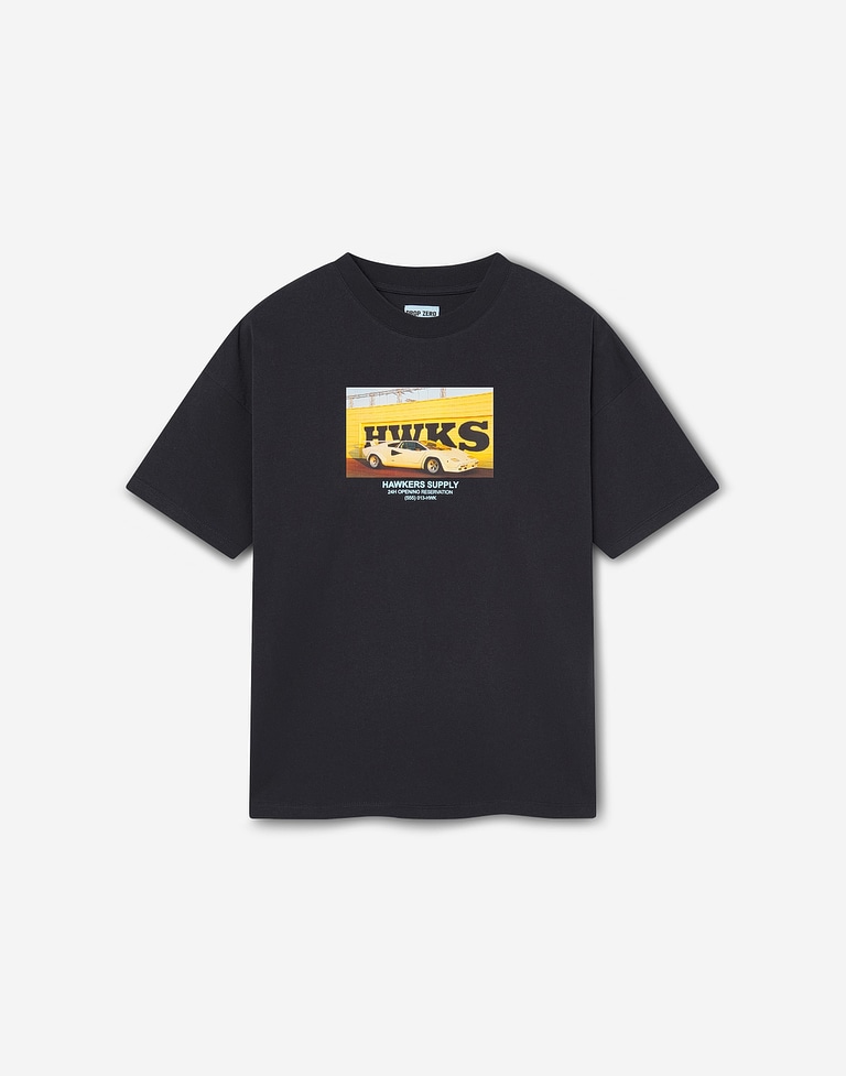 TEES Hawkers213 CARGO TEE - Black