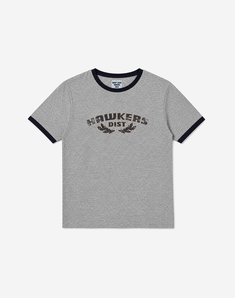 TEES Hawkers213 POLE TEE - Grey