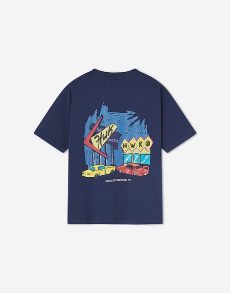 TEES Hawkers213 MOTEL TEE - Navy