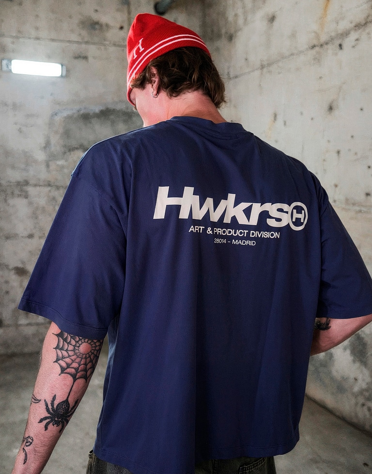 TEES Hawkers213 BOLD TEE - Navy