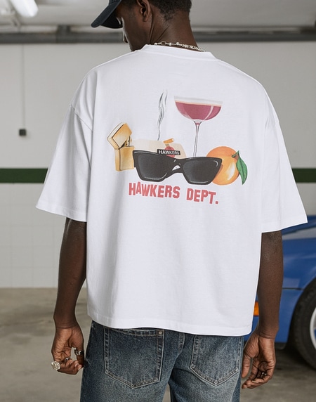 TEES Hawkers213 ESSENTIALS TEE - White