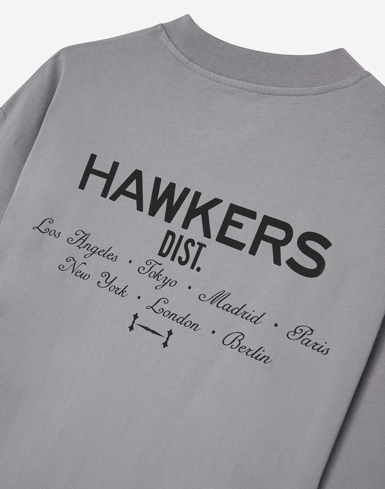TEES Hawkers213 CITY TEE - Grey
