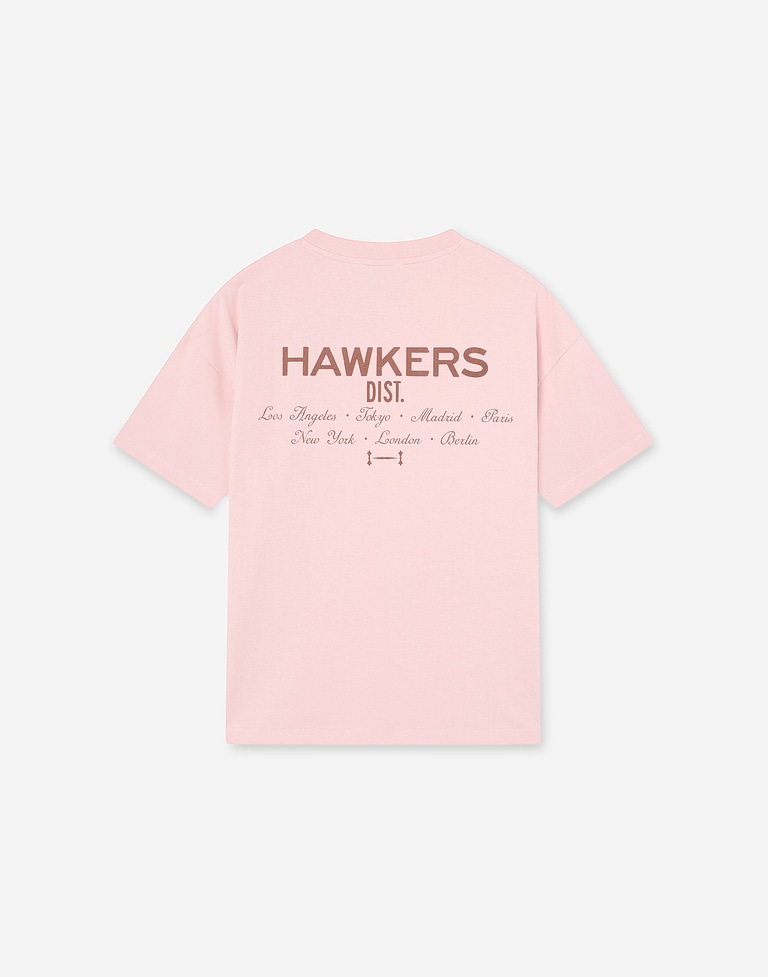 TEES Hawkers213 CITY TEE - Pale Pink