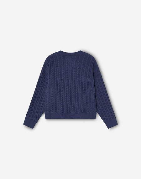 KNITWEAR Hawkers213 CABLE KNIT - Navy