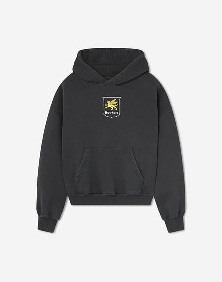 HOODIES Hawkers213 GAS HOODIE - Washed Black