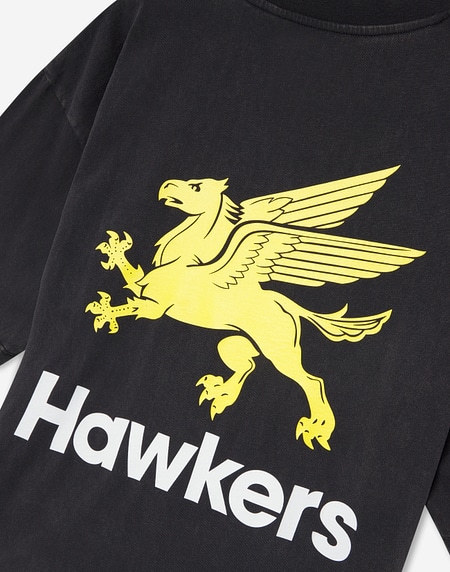 TEES Hawkers2013 GAS TEE - Washed Black