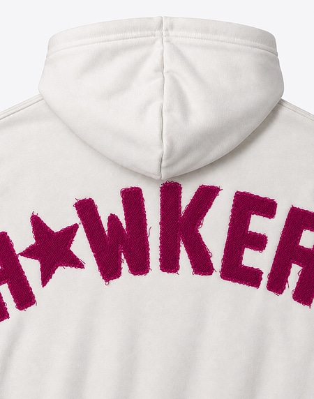 HOODIES Hawkers213 FAMOUS ZIPPER - Ecru