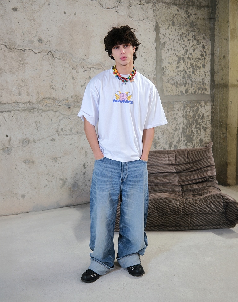 TEES Hawkers213 BLOSSOM TEE - White