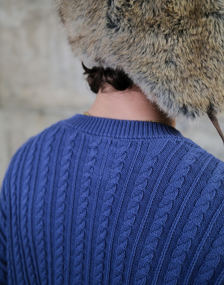 KNITWEAR Hawkers213 CABLE KNIT - Navy