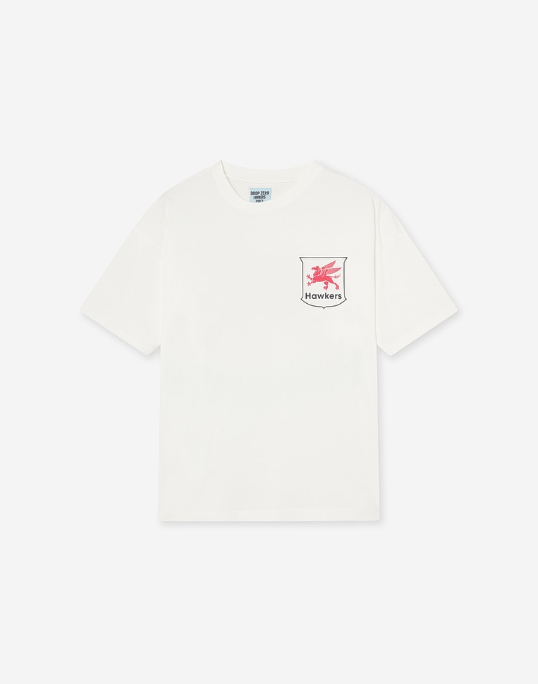 TEES Hawkers2013 GAS TEE - Washed Ecru