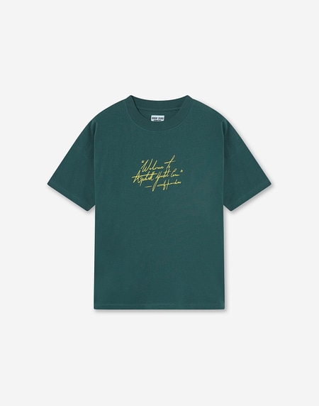 TEES Hawkers213 TIRE TEE - Washed Green