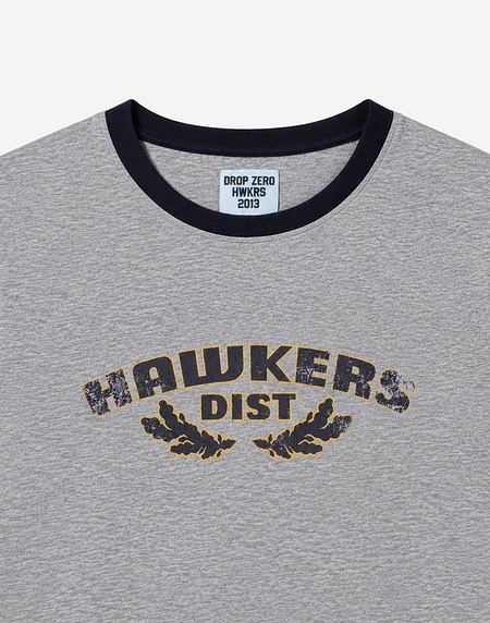 TEES Hawkers213 POLE TEE - Grey