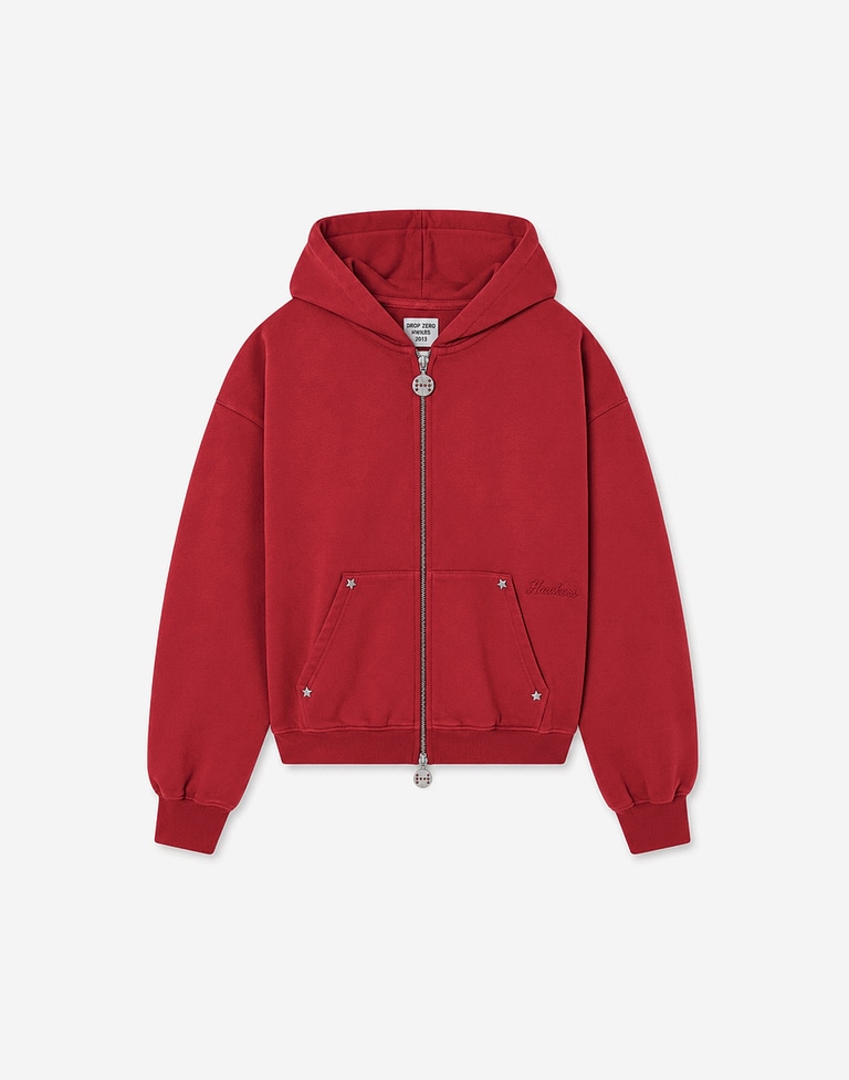 HOODIES Hawkers213 FAMOUS ZIPPER - Red