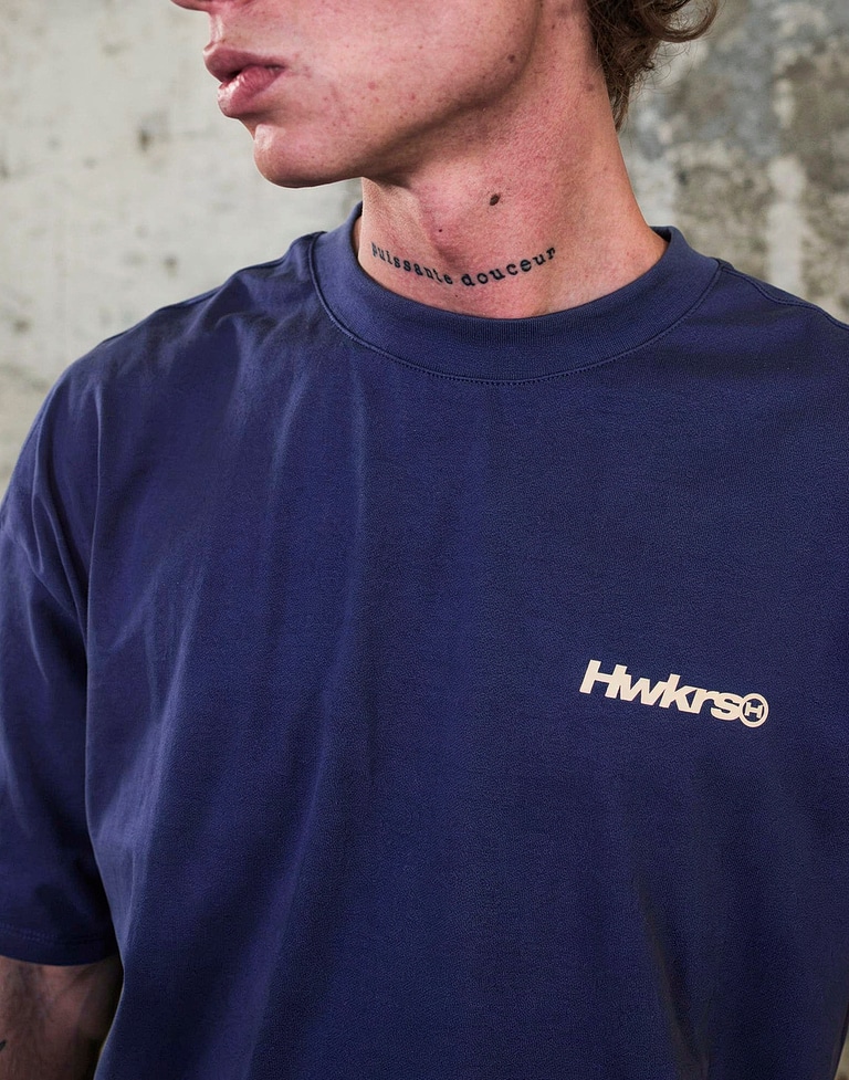 TEES Hawkers213 BOLD TEE - Navy
