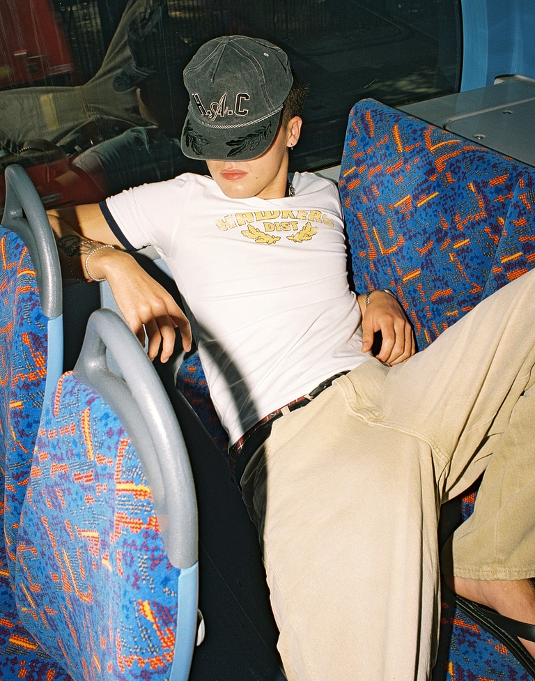 TEES Hawkers213 POLE TEE - White
