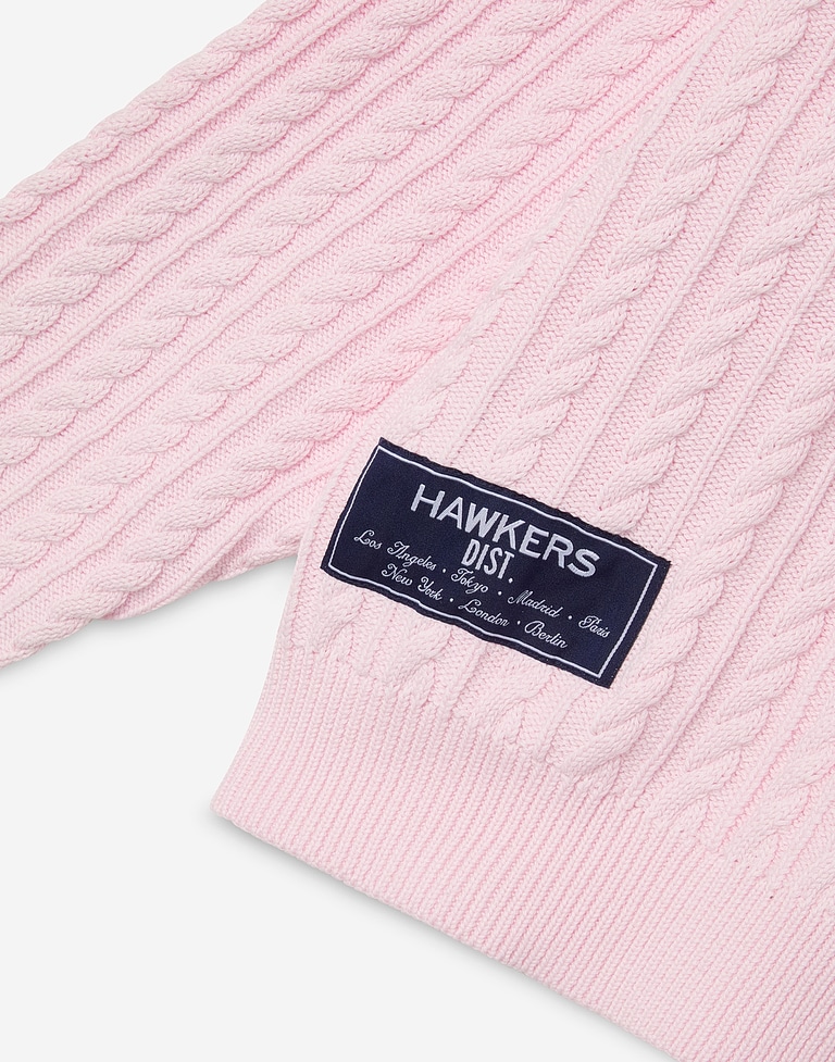 KNITWEAR Hawkers213 CABLE KNIT - Pink