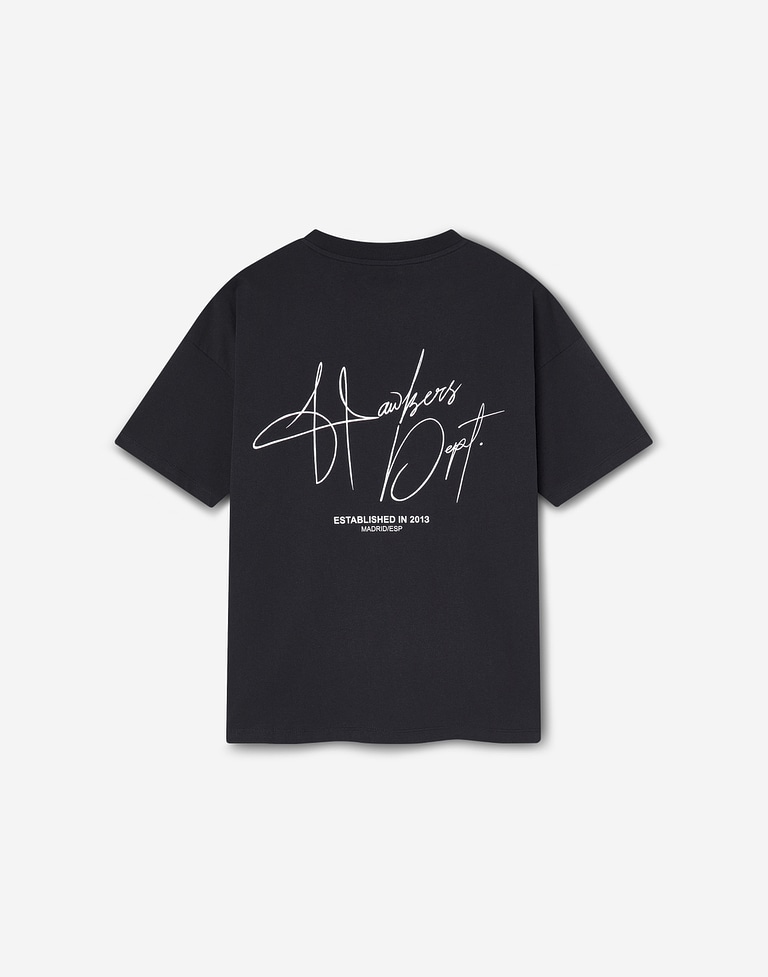 TEES Hawkers213 HANDY TEE - Black