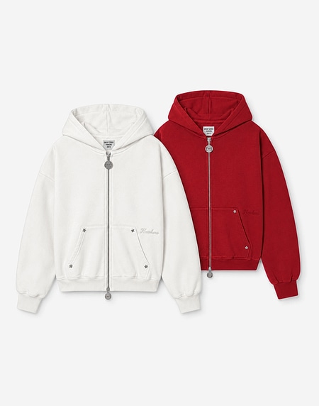 HOODIES Hawkers213 FAMOUS ZIPPER - Ecru