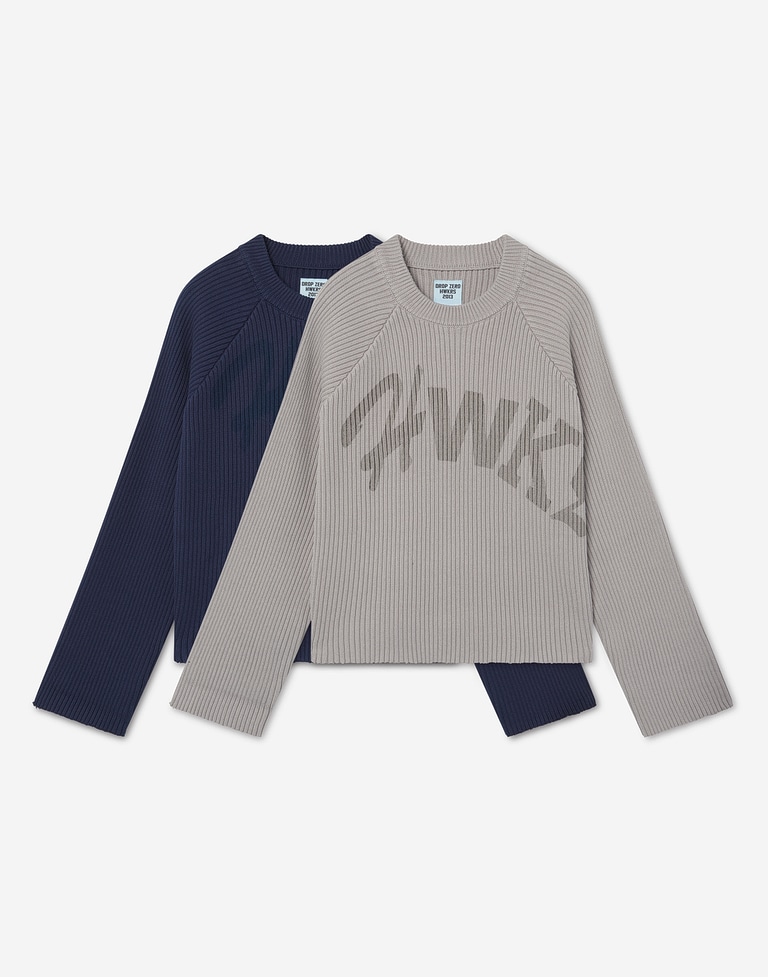 KNITWEAR Hawkers213 HWKS KNIT - Washed Grey