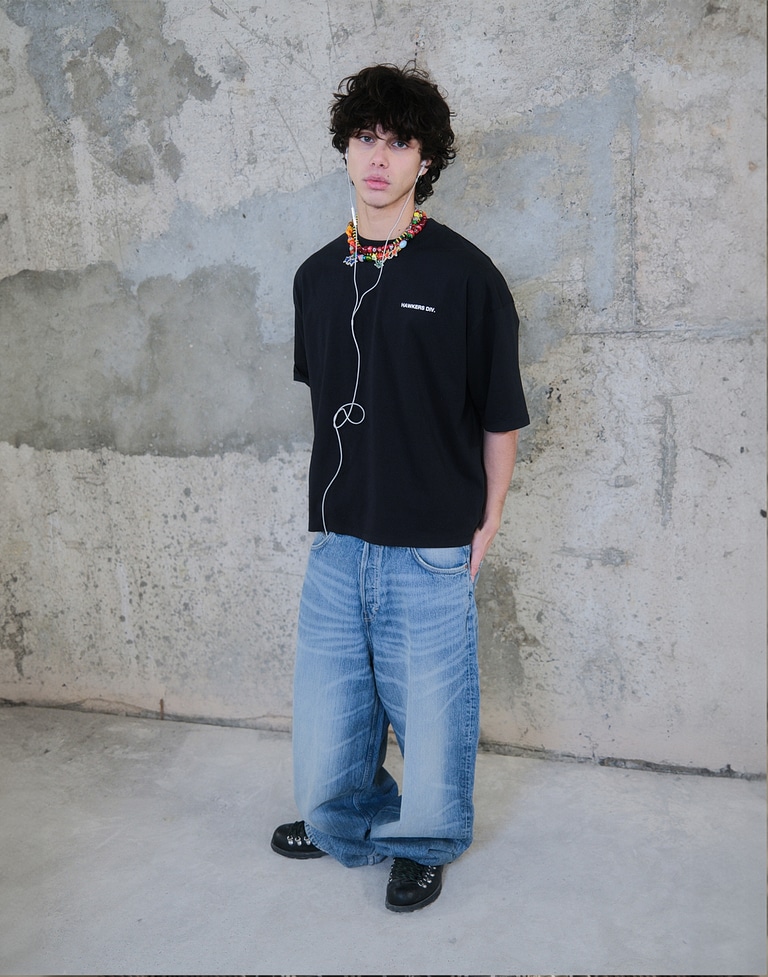 TEES Hawkers213 HANDY TEE - Black