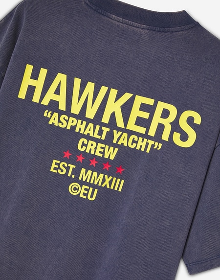 TEES Hawkers213 FAST CARS TEE - Washed Navy