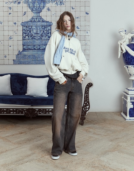 HOODIES Hawkers2013 RODEO ZIPPER - Ecru