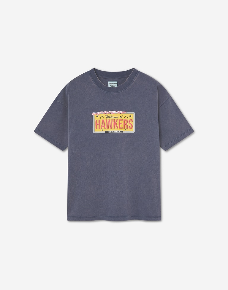 TEES Hawkers213 FAST CARS TEE - Washed Navy