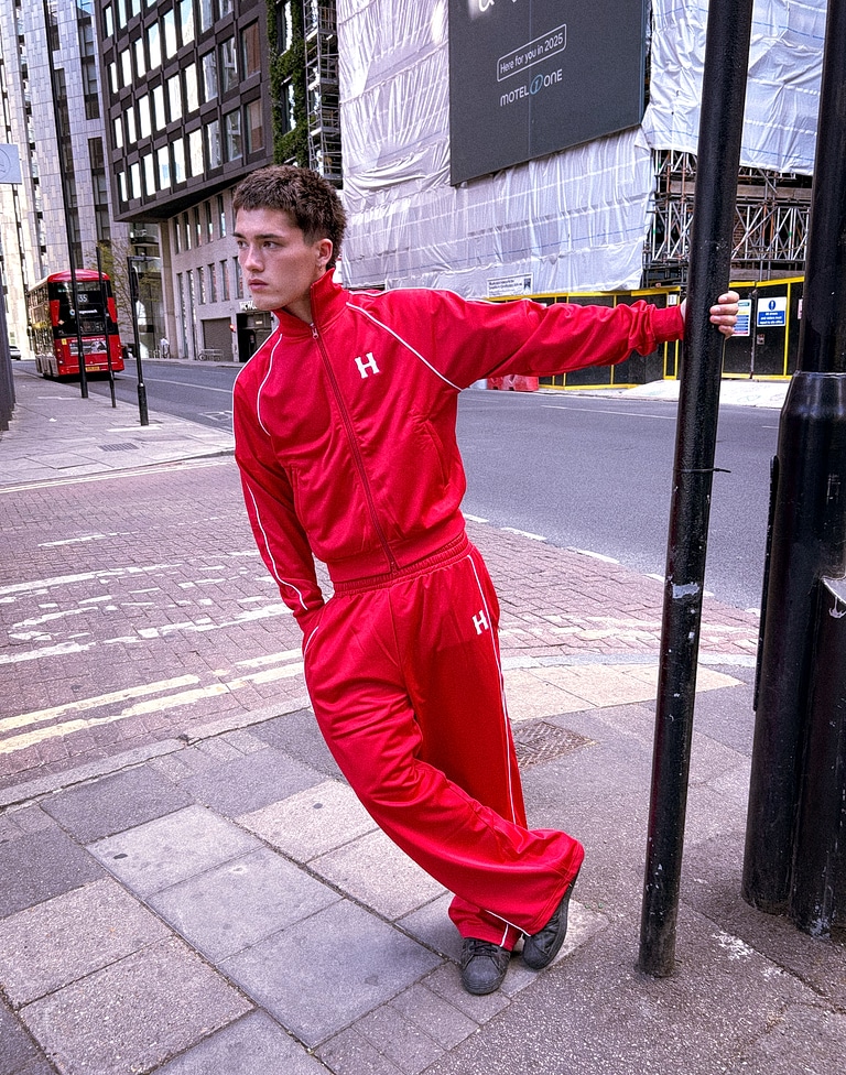 PANTS Hawkers213 LEMANS TRACKSUIT PANTS - Red