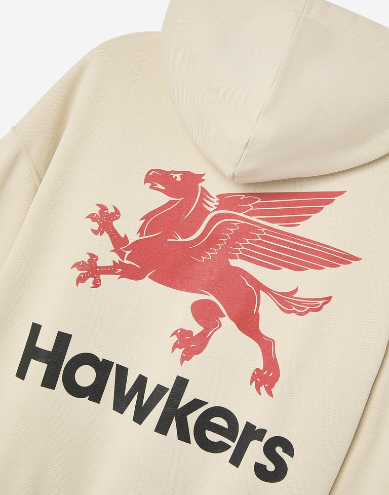 HOODIES Hawkers213 GAS HOODIE - Washed Ecru