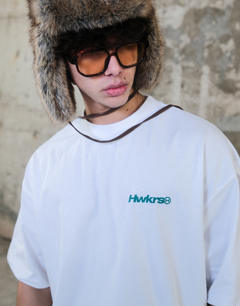 TEES Hawkers213 BOLD TEE - White