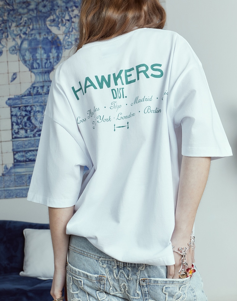 TEES Hawkers213 CITY TEE - White