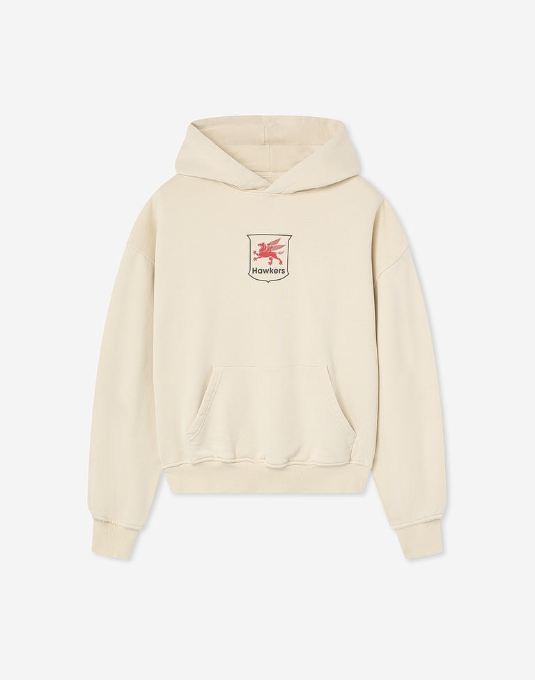 HOODIES Hawkers213 GAS HOODIE - Washed Ecru