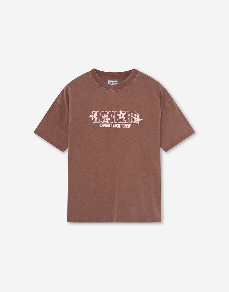TEES Hawkers2013 ALL STAR TEE - Washed Chocolate