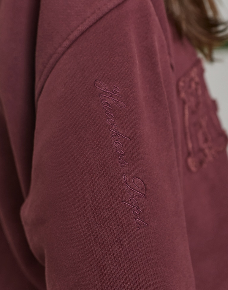 HOODIES Hawkers213 HWK HOODIE - Washed Burgundy