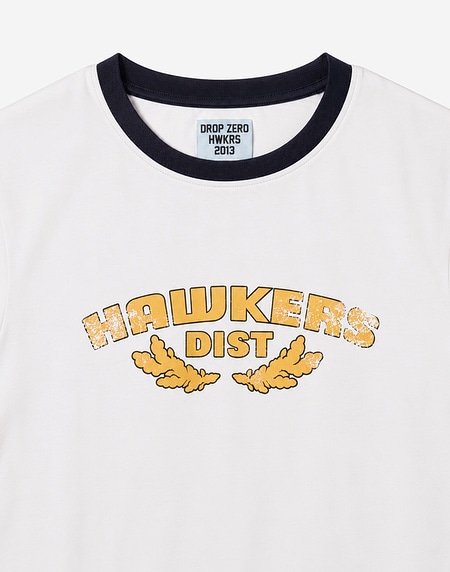 TEES Hawkers213 POLE TEE - White