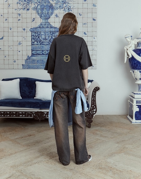 TEES Hawkers2013 ALL STAR TEE - Washed Black