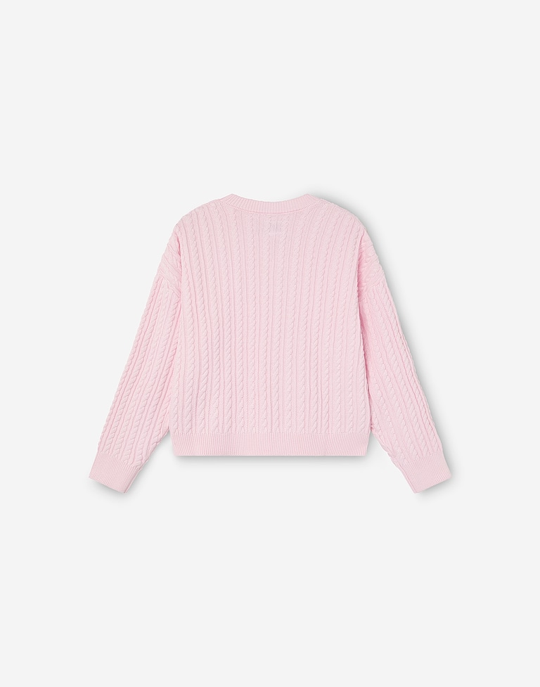 KNITWEAR Hawkers213 CABLE KNIT - Pink
