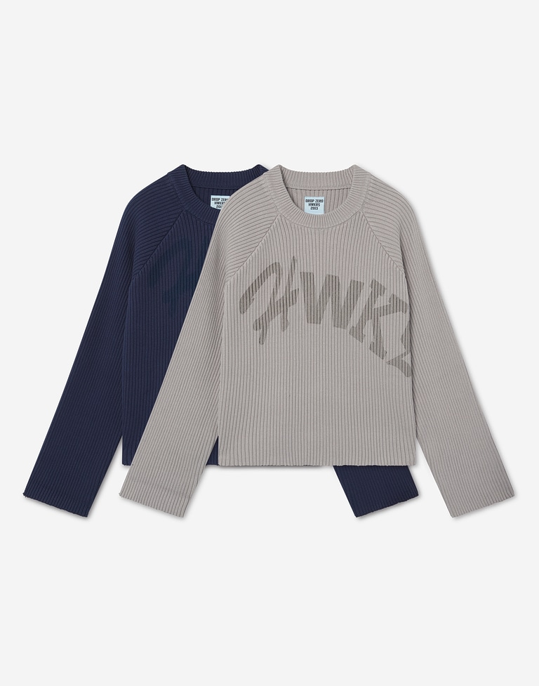 LONGSLEEVE Hawkers2013 HWKS KNIT - Washed Grey