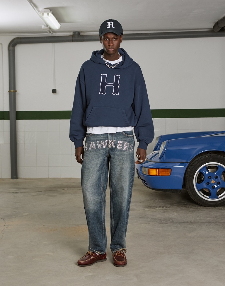 HOODIES Hawkers213 VARSITY HOODIE - Navy