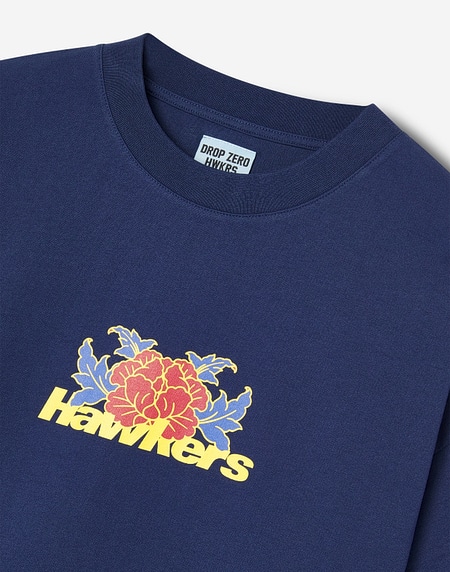TEES Hawkers213 BLOSSOM TEE - Navy